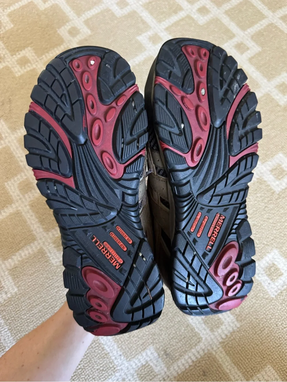Merrell Moab 2 Vent Waterproof Composite Toe Work Shoes Brown Women’s 7.5 - Picture 4 of 13